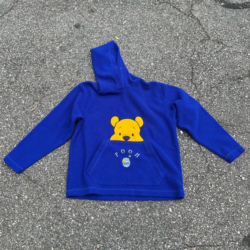 Vintage Woman’s Thick Fleece Winnie The Pooh Hoodie Sz M